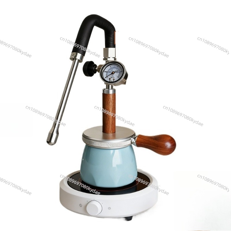 Milk Frother - 4Bar Hoge Druk Pneumatische Melkopschuimer 450ml