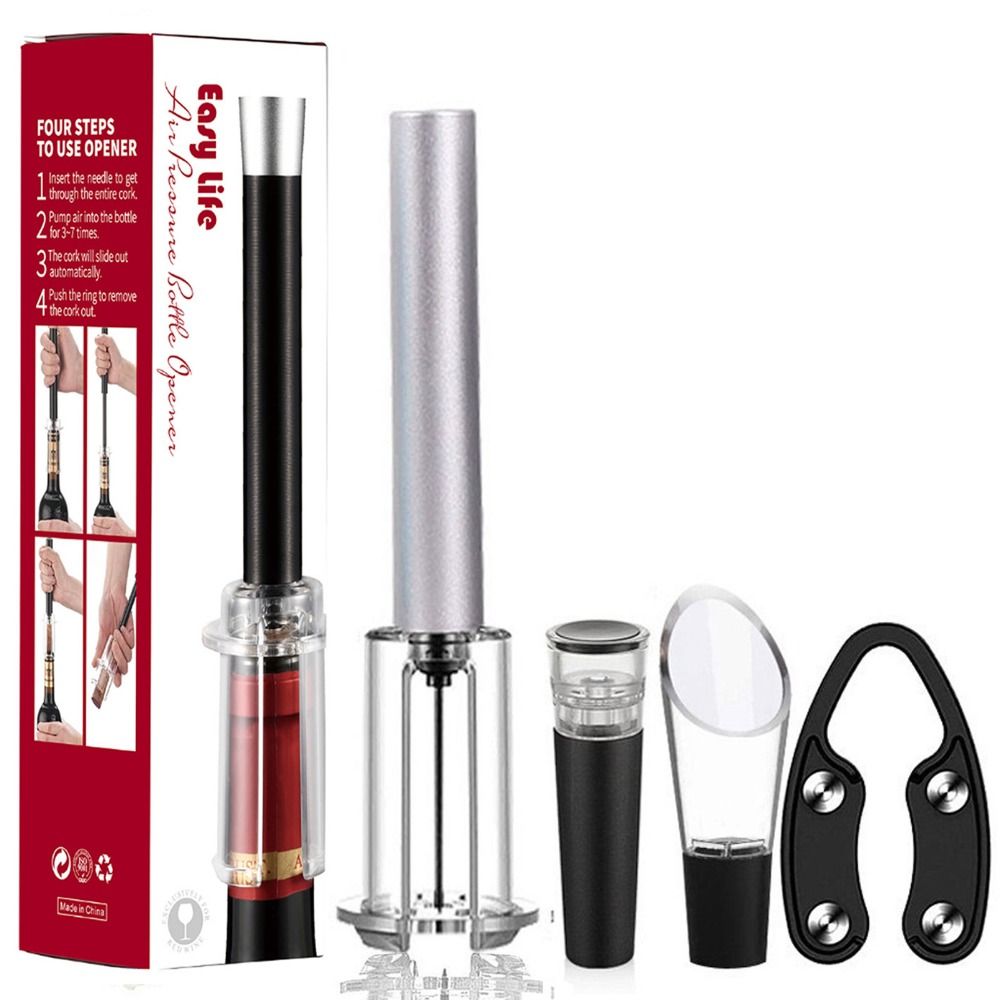Kitchen Gadgets Worth Buying - Baraccessoires Wijnflesopener Set Aluminiumlegering ABS Luchtpomp