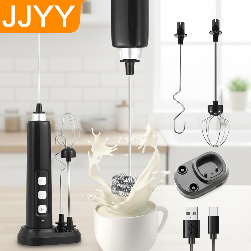 Milk Frother - USB Oplaadbare Handheld Melkopschuimer Mini Elektrische