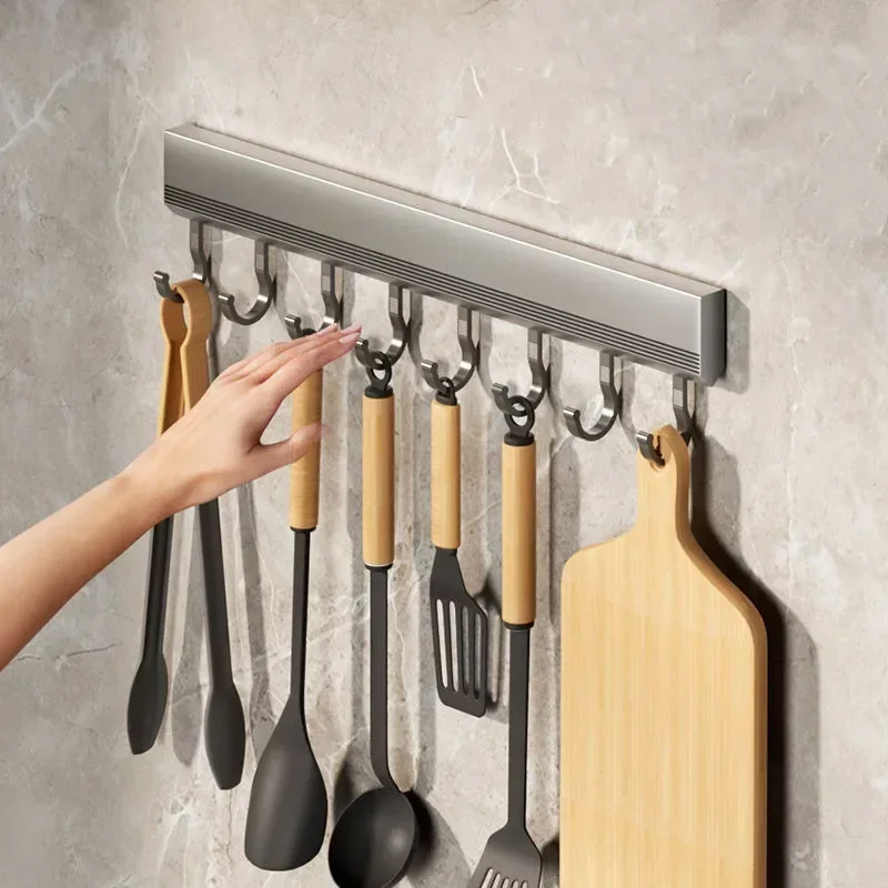 Keukenopbergrek Aluminium haak - Kitchen Gadgets Rack recensie en prijs