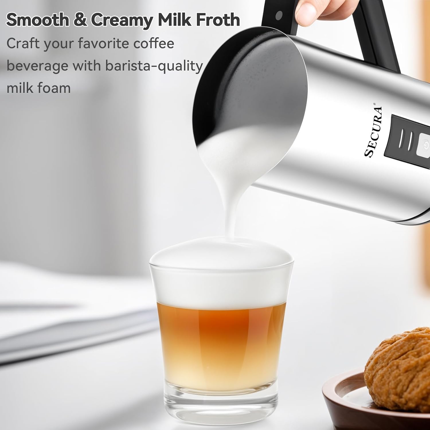 Elektrische Melkopschuimer RVS - Milk Frother recensie en prijs