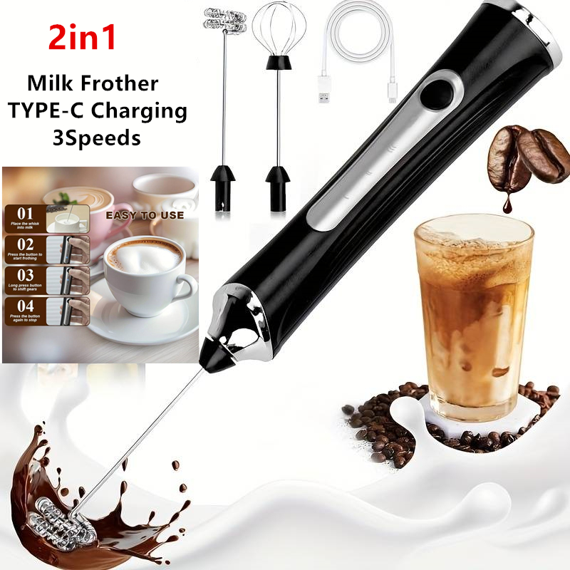 Draadloze elektrische melkopsc - Milk Frother recensie en prijs