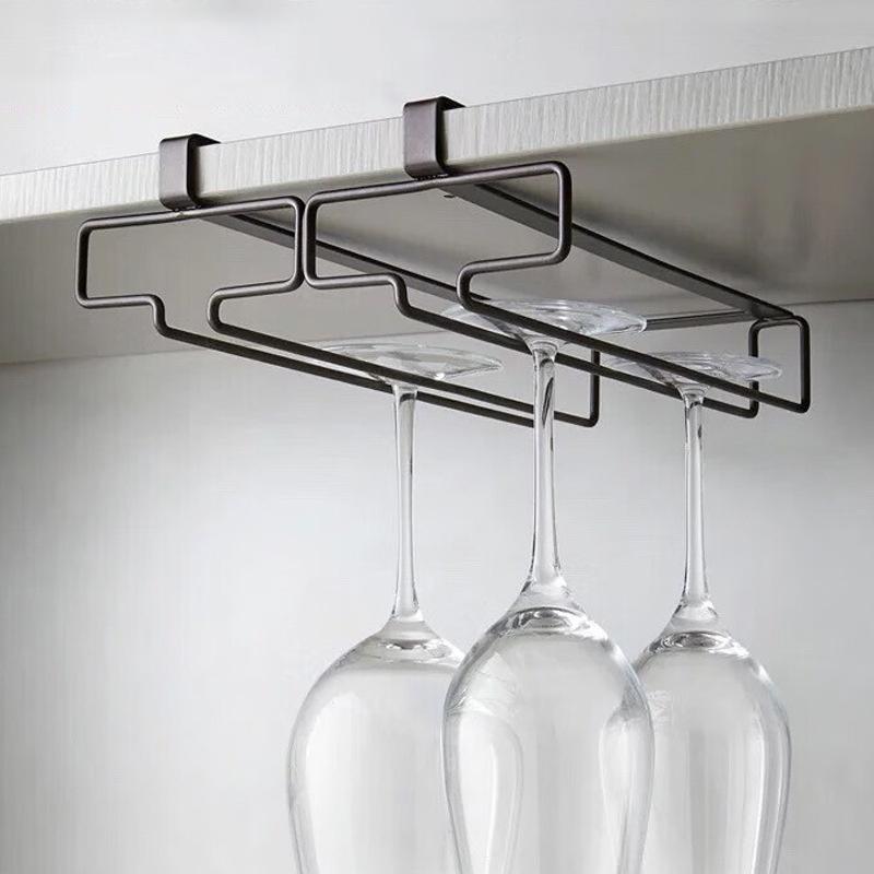 Geen boren metalen wijnglashou - Kitchen Gadgets Rack recensie en prijs